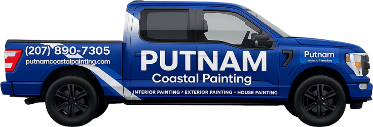 Putnam Coastal Painting truck wrap - York County Maine painters