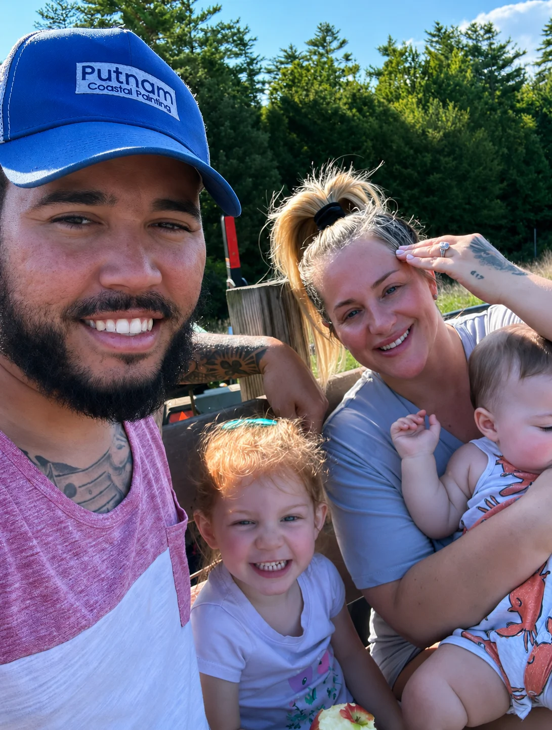 Meghan and Jordan Martinez owners of Putnam Coastal Painting Maine